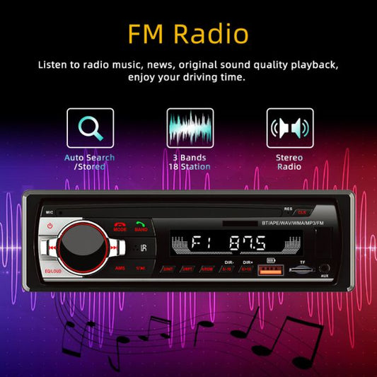 Bluetooth auto radio - MP3 plejer -  LCD