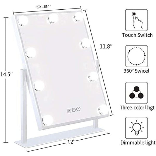 LED ogledalo za šminkanje sa 9LED sijalica