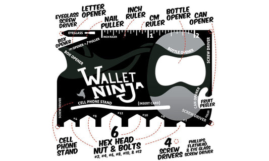 Wallet Ninja - 18 u 1 alat-kartica